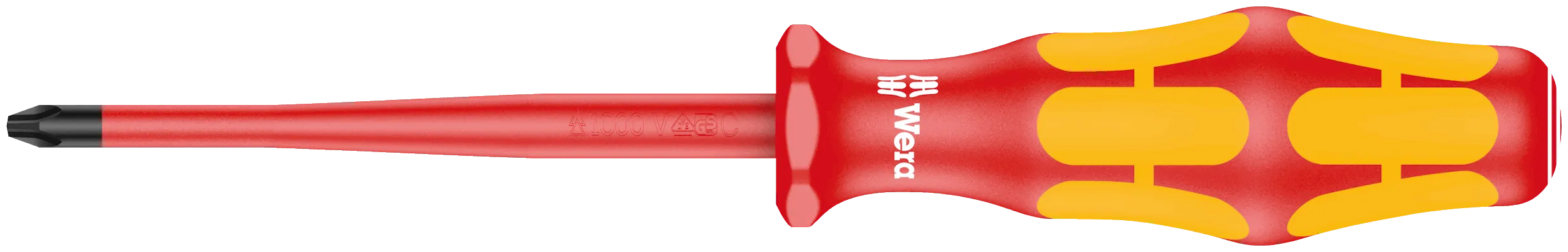 162 iSS PH VDE Insulated screwdriver with reduced blade diameter for Phillips screws