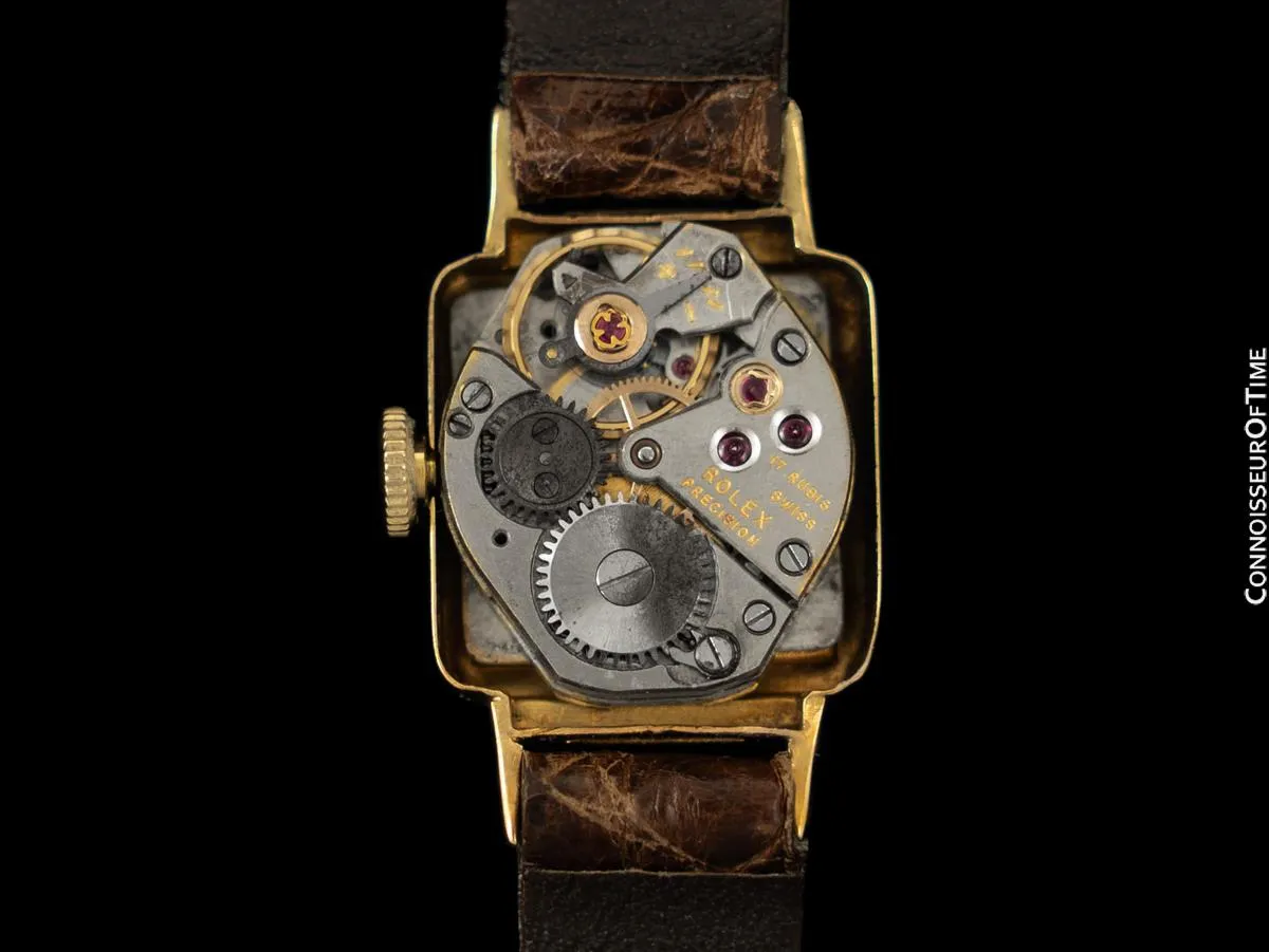 1950's Rolex Vintage Ladies Dress Watch Made for the Commonwealth - 9K Gold