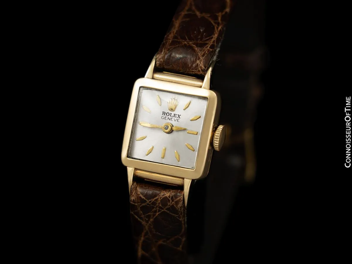 1950's Rolex Vintage Ladies Dress Watch Made for the Commonwealth - 9K Gold