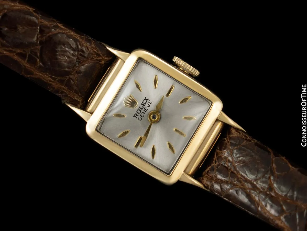 1950's Rolex Vintage Ladies Dress Watch Made for the Commonwealth - 9K Gold