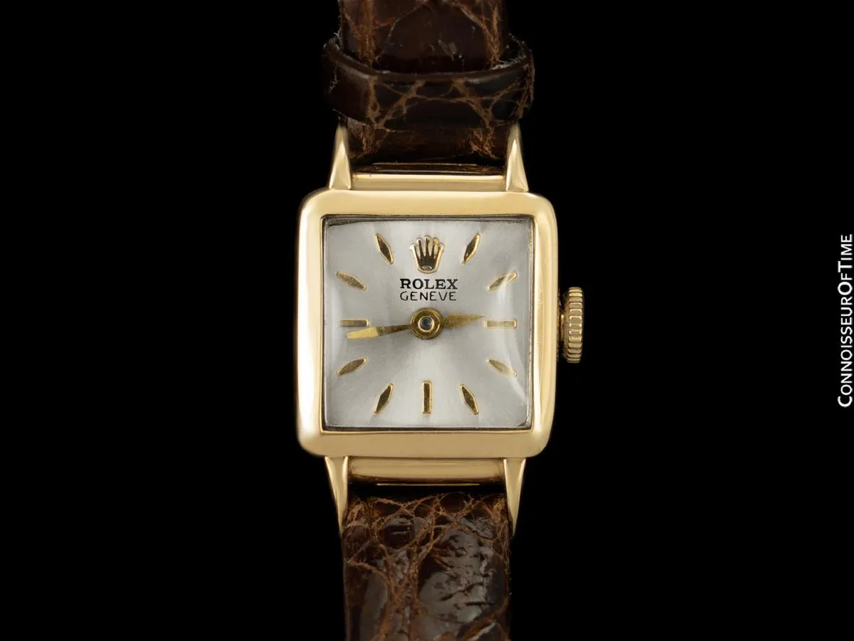 1950's Rolex Vintage Ladies Dress Watch Made for the Commonwealth - 9K Gold