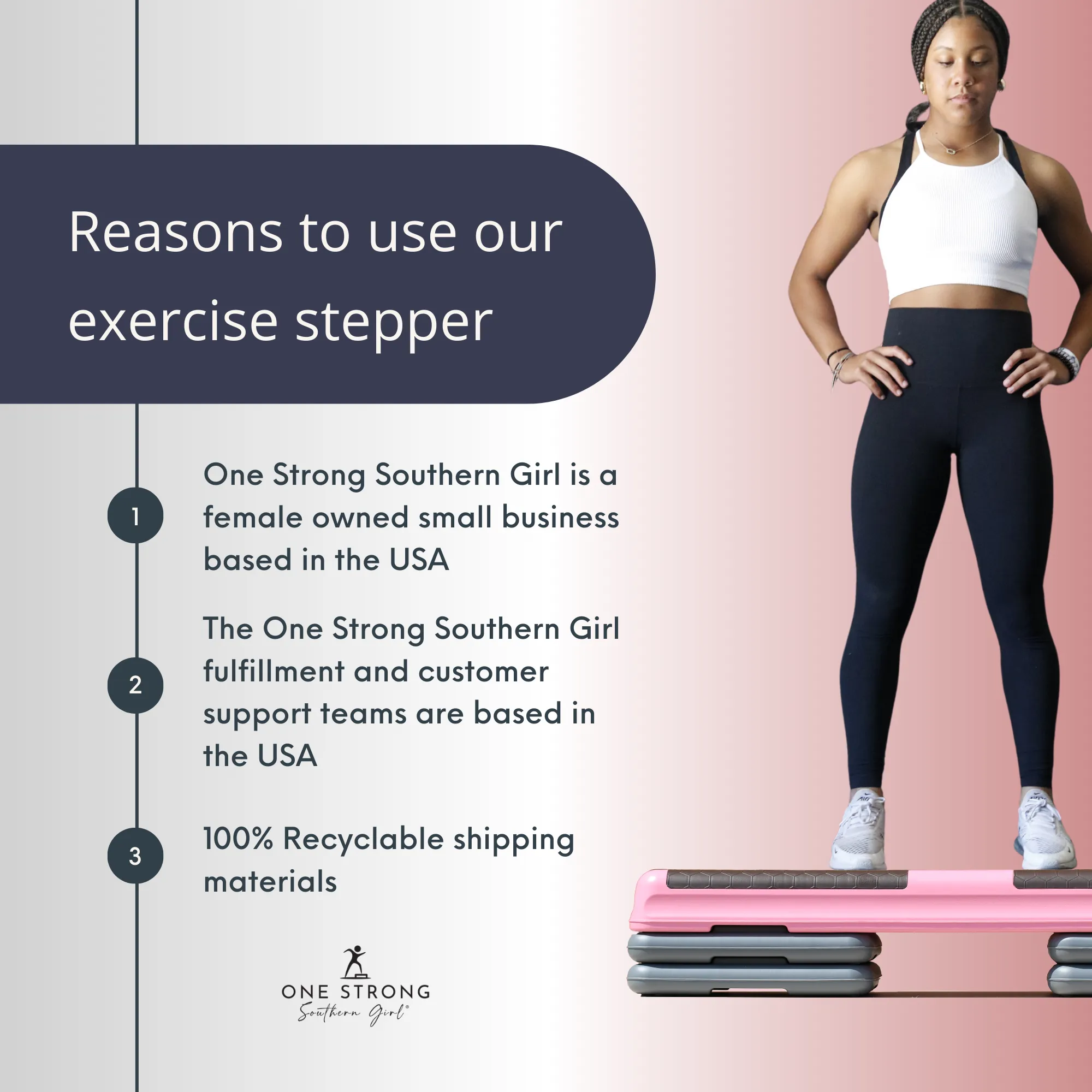 Aerobic Exercise Step Platforms with 6 Adjustable Locking Risers