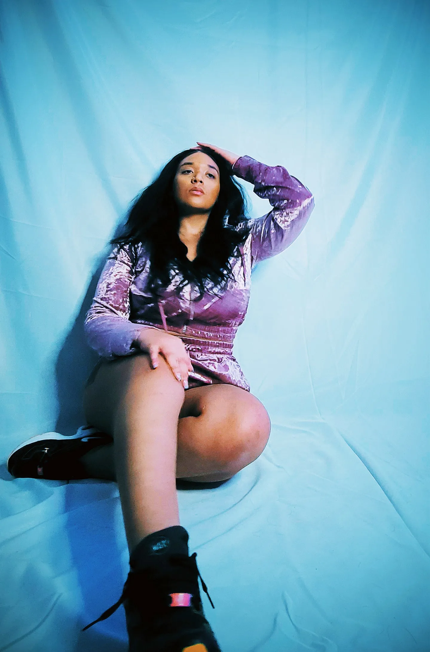 Amelia Velour Hoodie