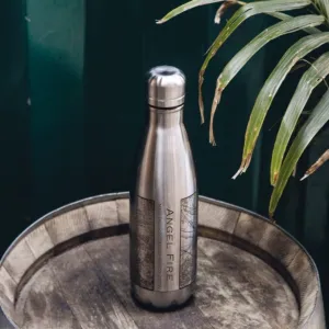 Angel Fire - New Mexico Engraved Map Insulated Bottle