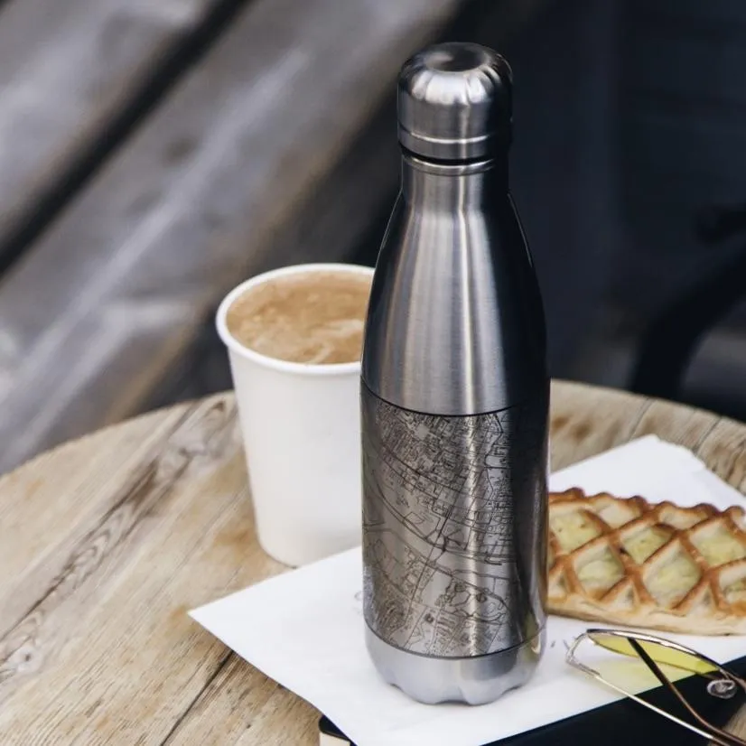 Angel Fire - New Mexico Engraved Map Insulated Bottle