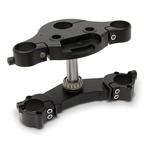 Arlen Ness 20-389 Black 7 & 7 Raked Triple Tree