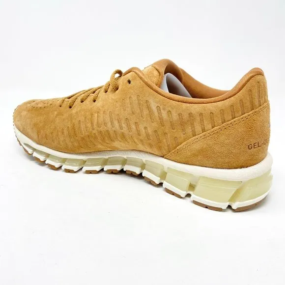 Asics Gel-Quantum 360 4 LE Carmel Brown Mens Suede Running Sneakers 1021A105 200