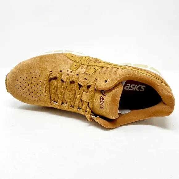 Asics Gel-Quantum 360 4 LE Carmel Brown Mens Suede Running Sneakers 1021A105 200