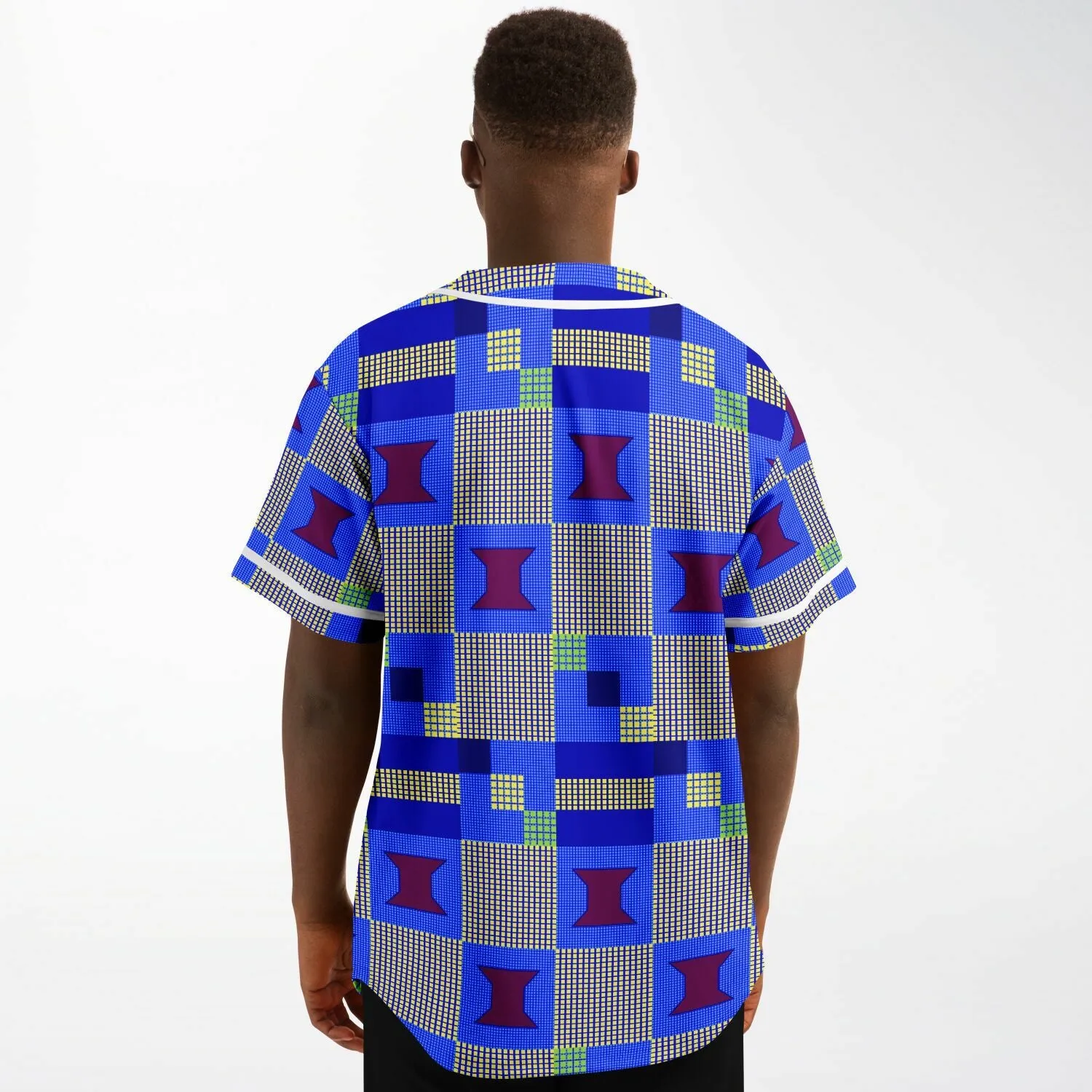 Biyi African Print Baseball Jersey