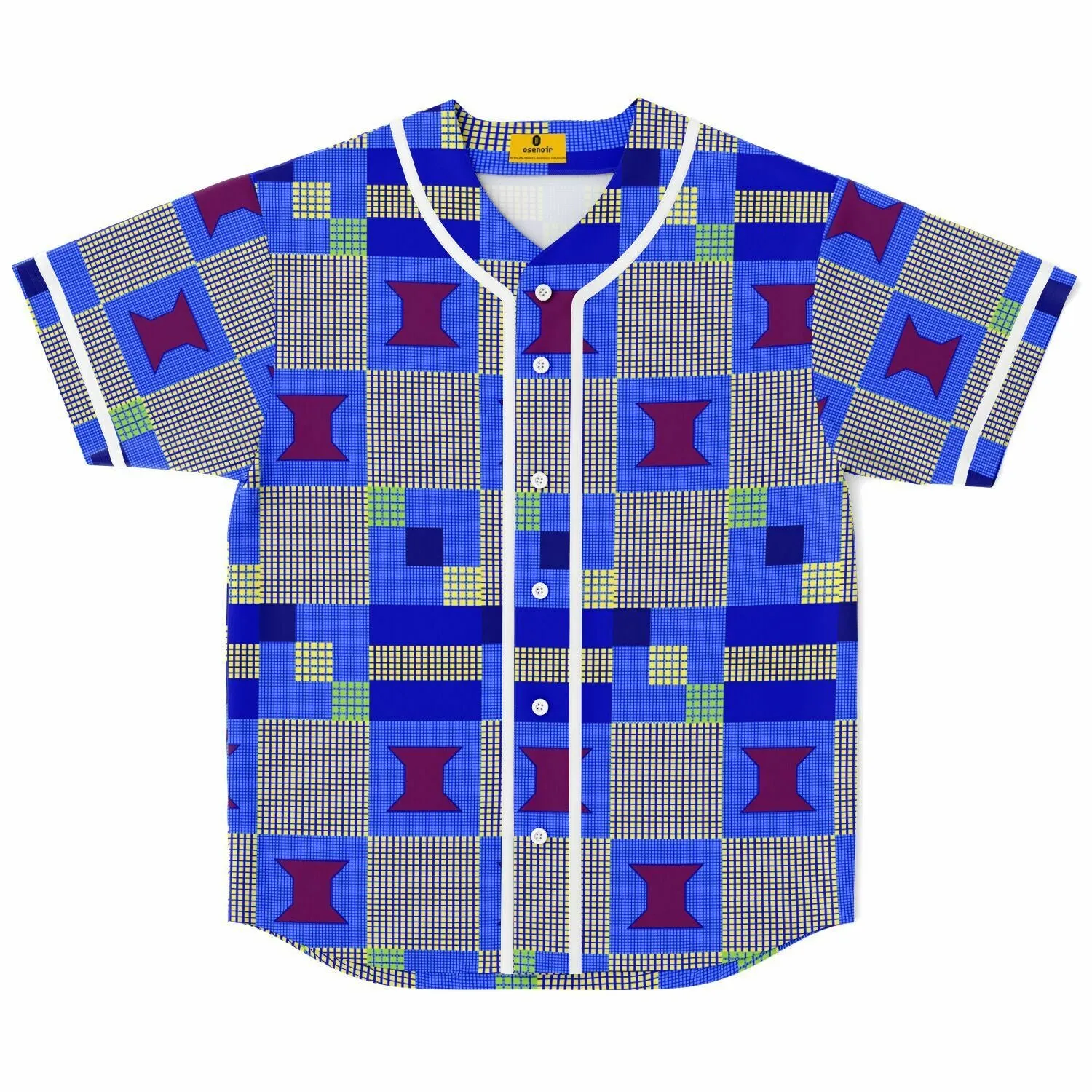 Biyi African Print Baseball Jersey
