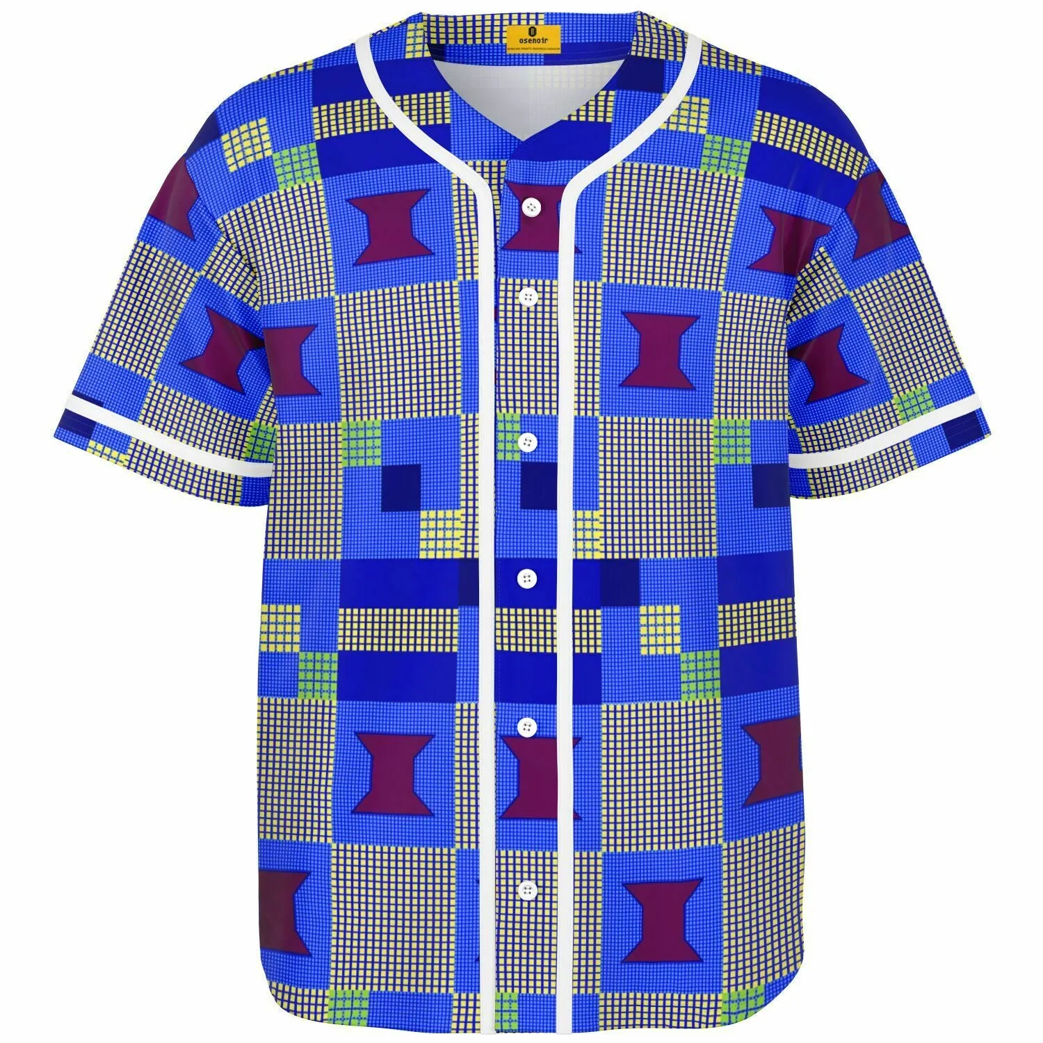 Biyi African Print Baseball Jersey