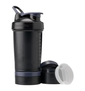 BlenderBottle ProStak V2 Shaker Bottle & Storage Containers - 22oz/651mL & 100cc   150cc - Nightshade