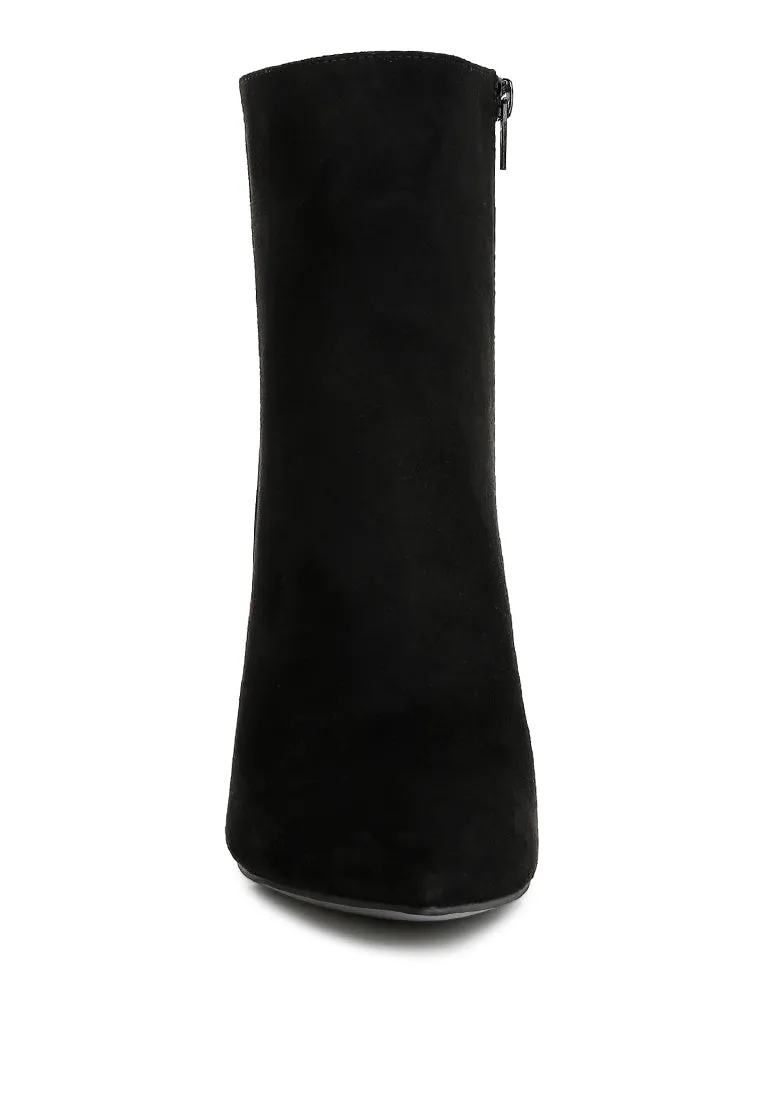Block Heeled Ankle Boots By RUW