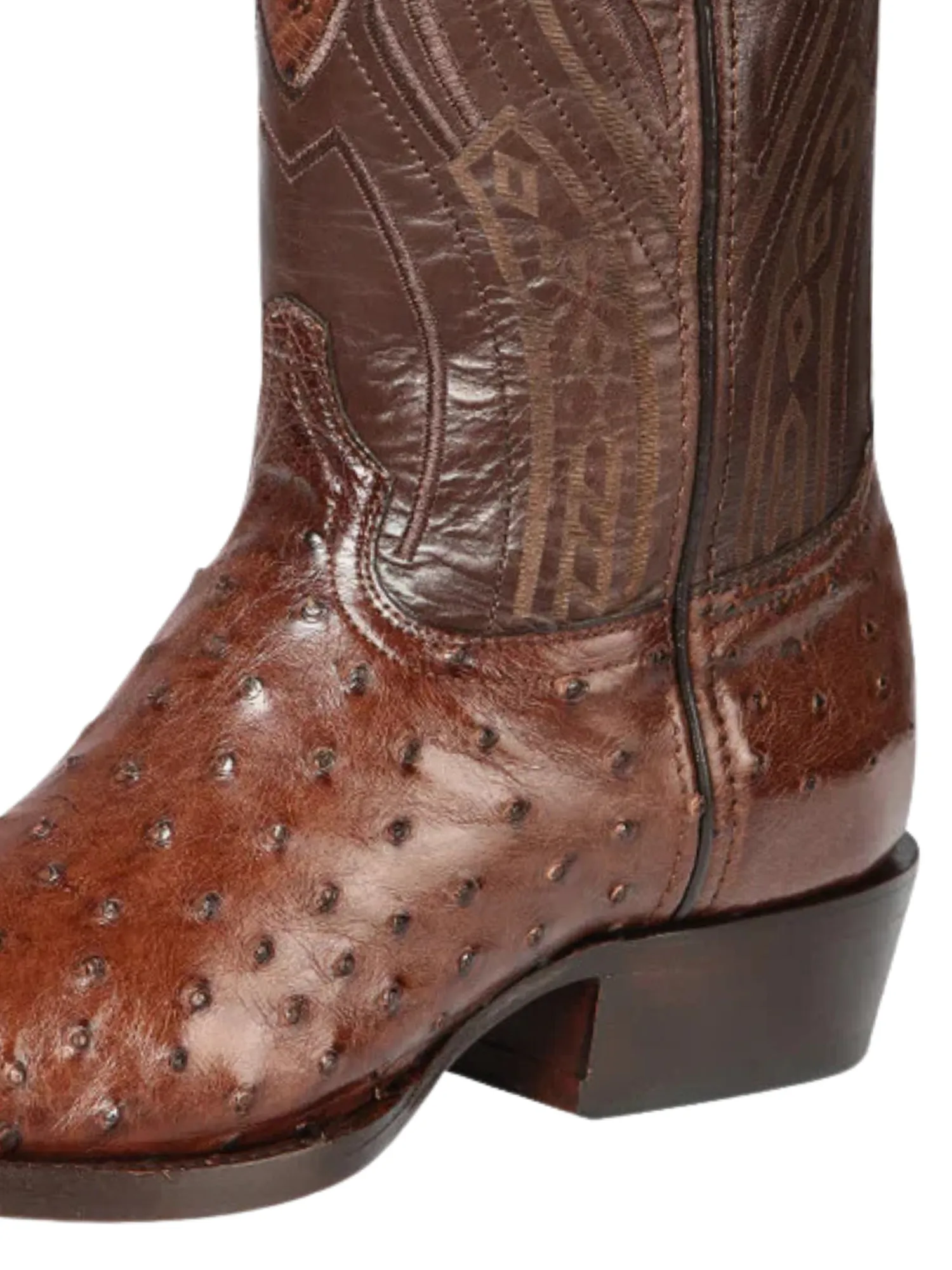Botas Vaqueras Exoticas de Avestruz Original para Hombre 'Centenario' - ID: 170610