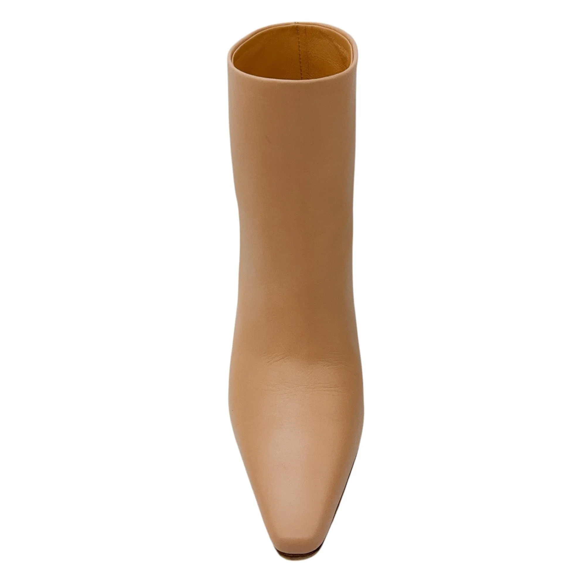 Bottega Veneta Beige Leather Ankle Boots