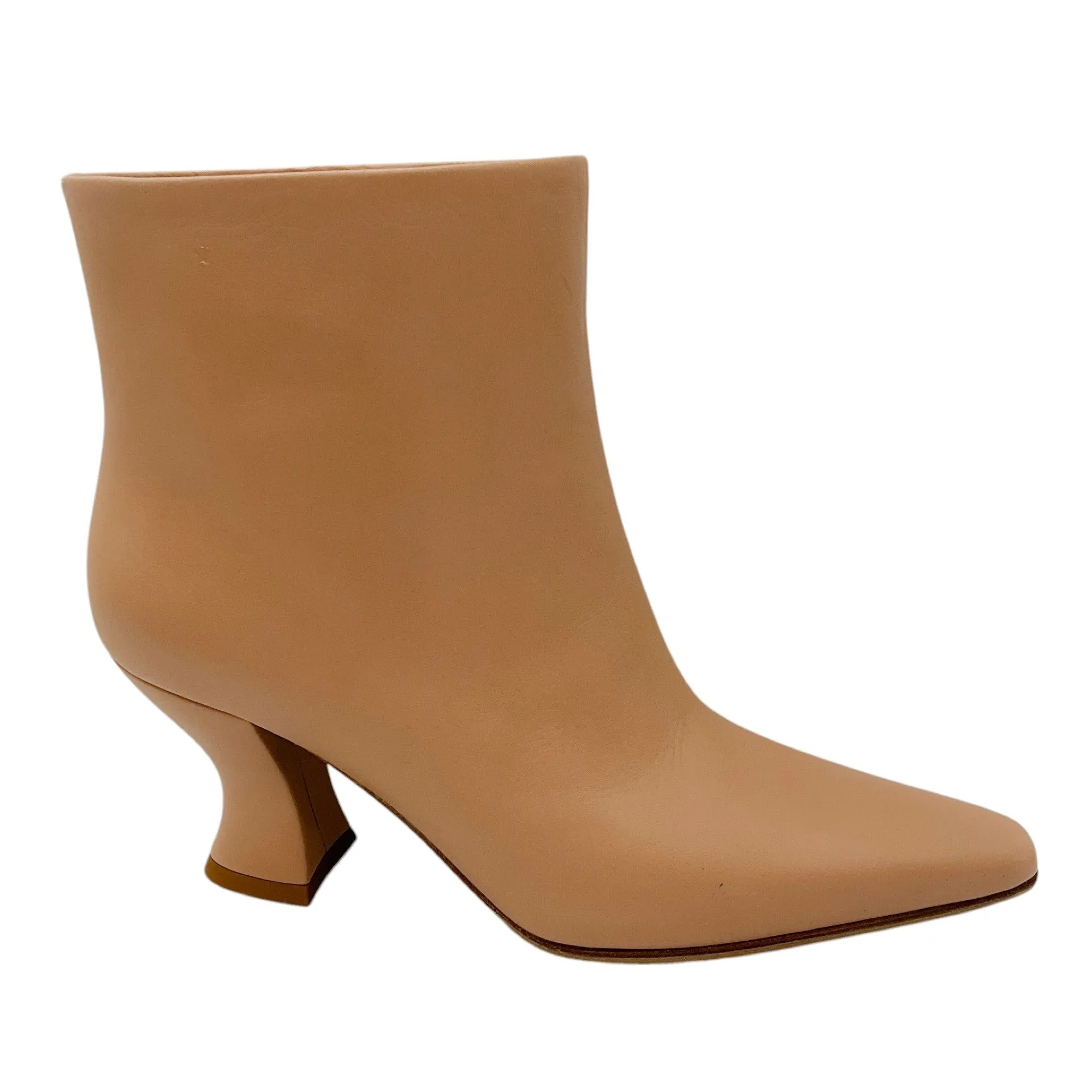 Bottega Veneta Beige Leather Ankle Boots
