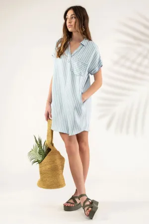 Brisa Coastal Shirt Dress