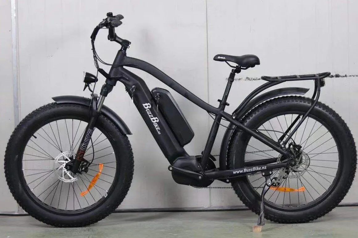 BUZZ BIKE TT Deluxe Mid Drive Duo Battery 27" X 3" BLACK