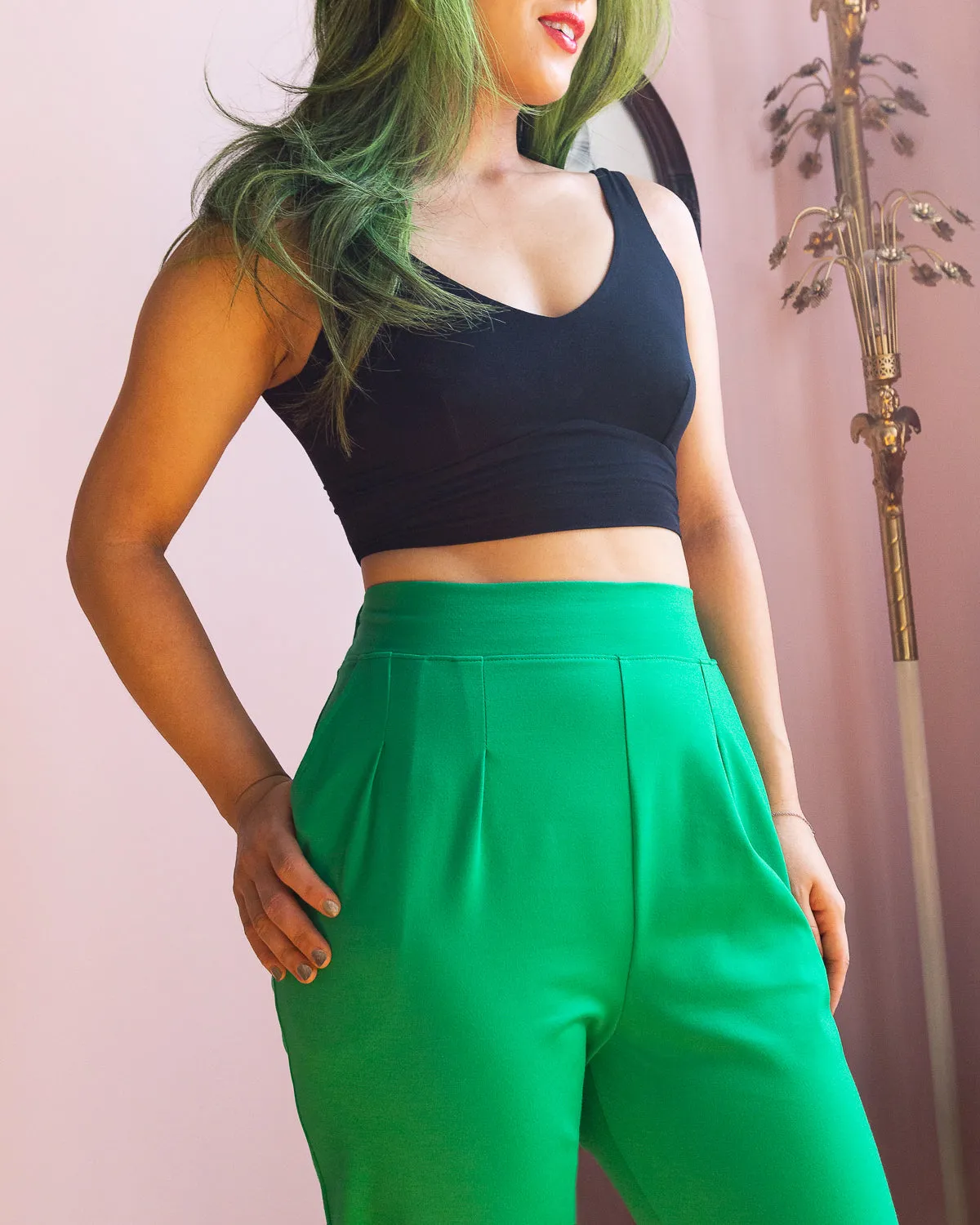 California Nights | Pleated Stretch Pants