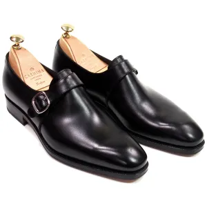 Carmina Shoemaker Single Monk Oxford - Black Calfskin - Made in Spain