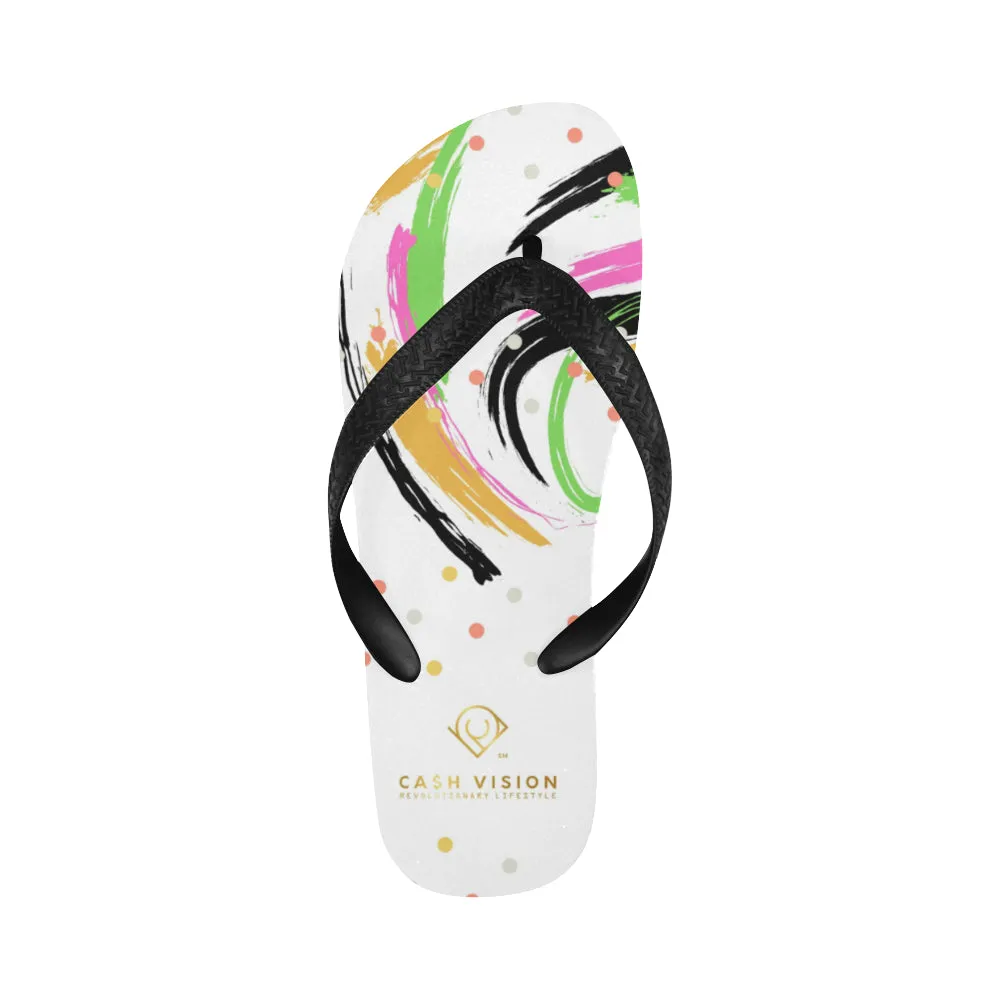 Cash Vision Arts Flip Flop - White