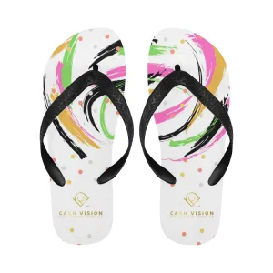 Cash Vision Arts Flip Flop - White