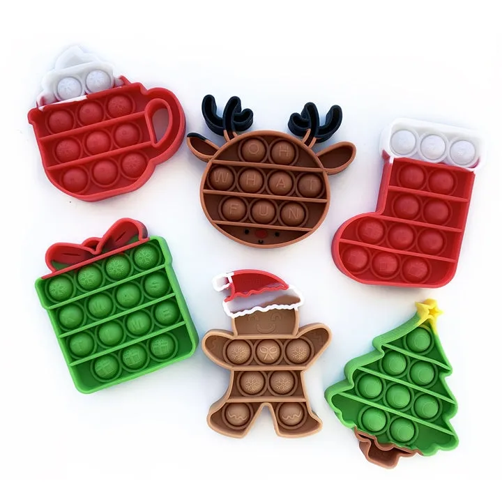 Christmas Mini OMG Pop It Fidget Toy