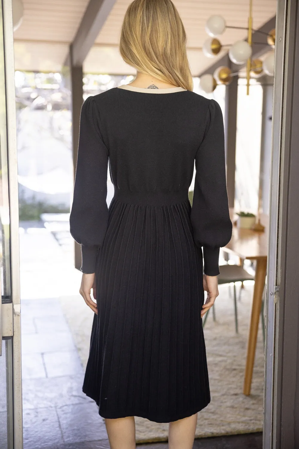 Classic Cozy Midi Dress