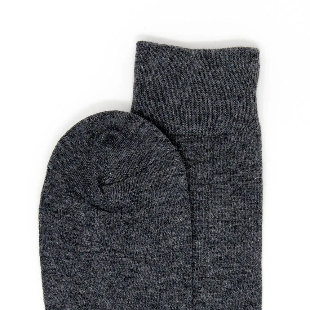 Classic Dark Gray Dress Socks
