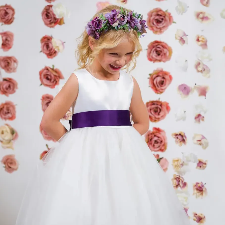 Classic Dolly Dress - Yellow Sash