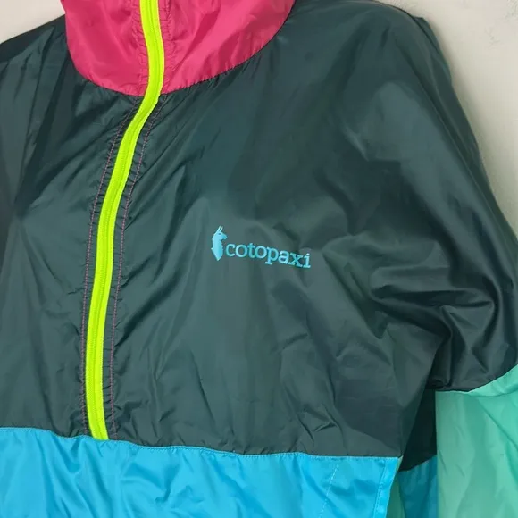 Cotopaxi Women’s Teca Windbreaker Halfzip Size M Lightweight Packable Hiking