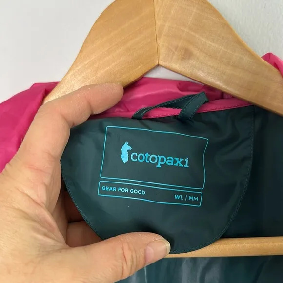 Cotopaxi Women’s Teca Windbreaker Halfzip Size M Lightweight Packable Hiking