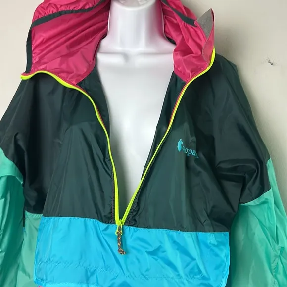 Cotopaxi Women’s Teca Windbreaker Halfzip Size M Lightweight Packable Hiking