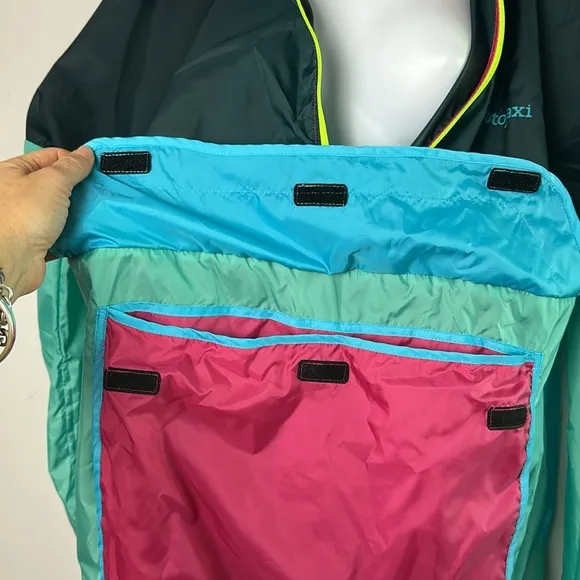 Cotopaxi Women’s Teca Windbreaker Halfzip Size M Lightweight Packable Hiking