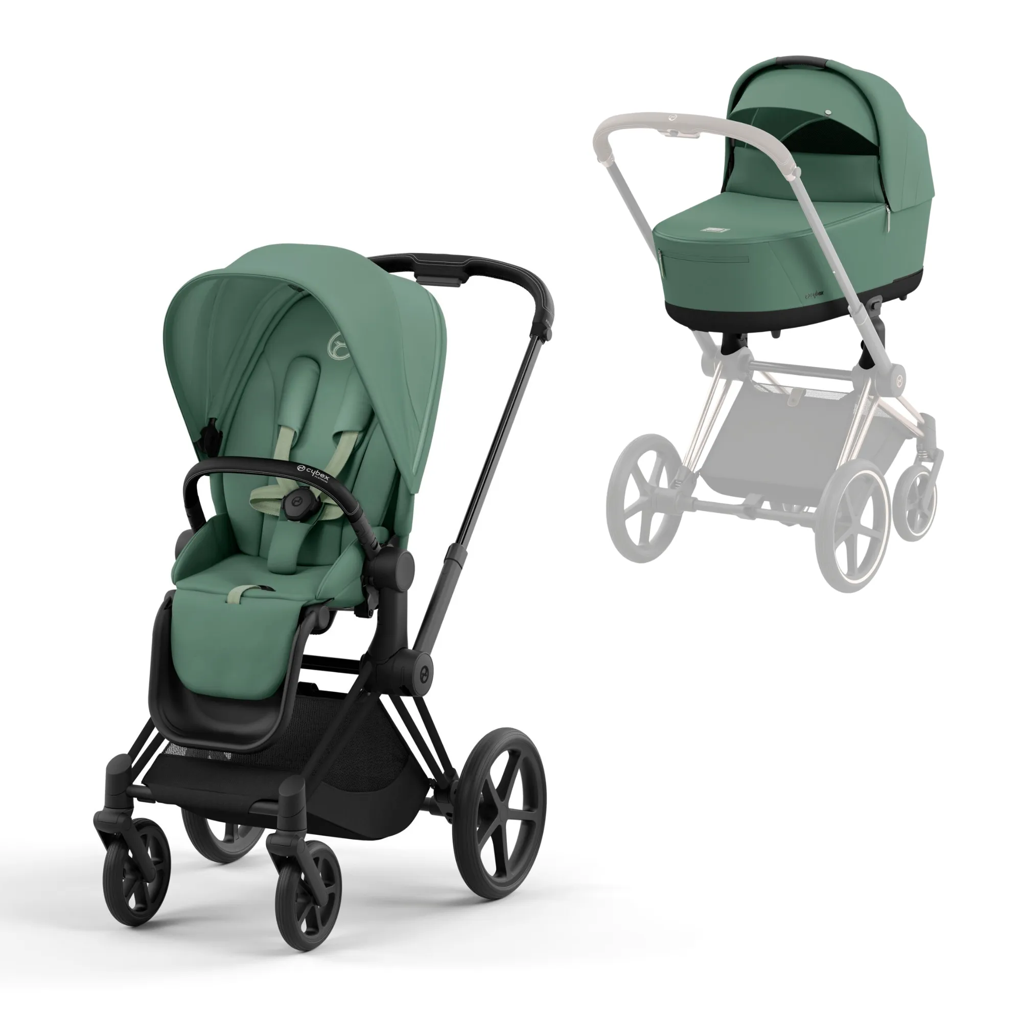 Cybex Priam & Lux Cot - Leaf Green