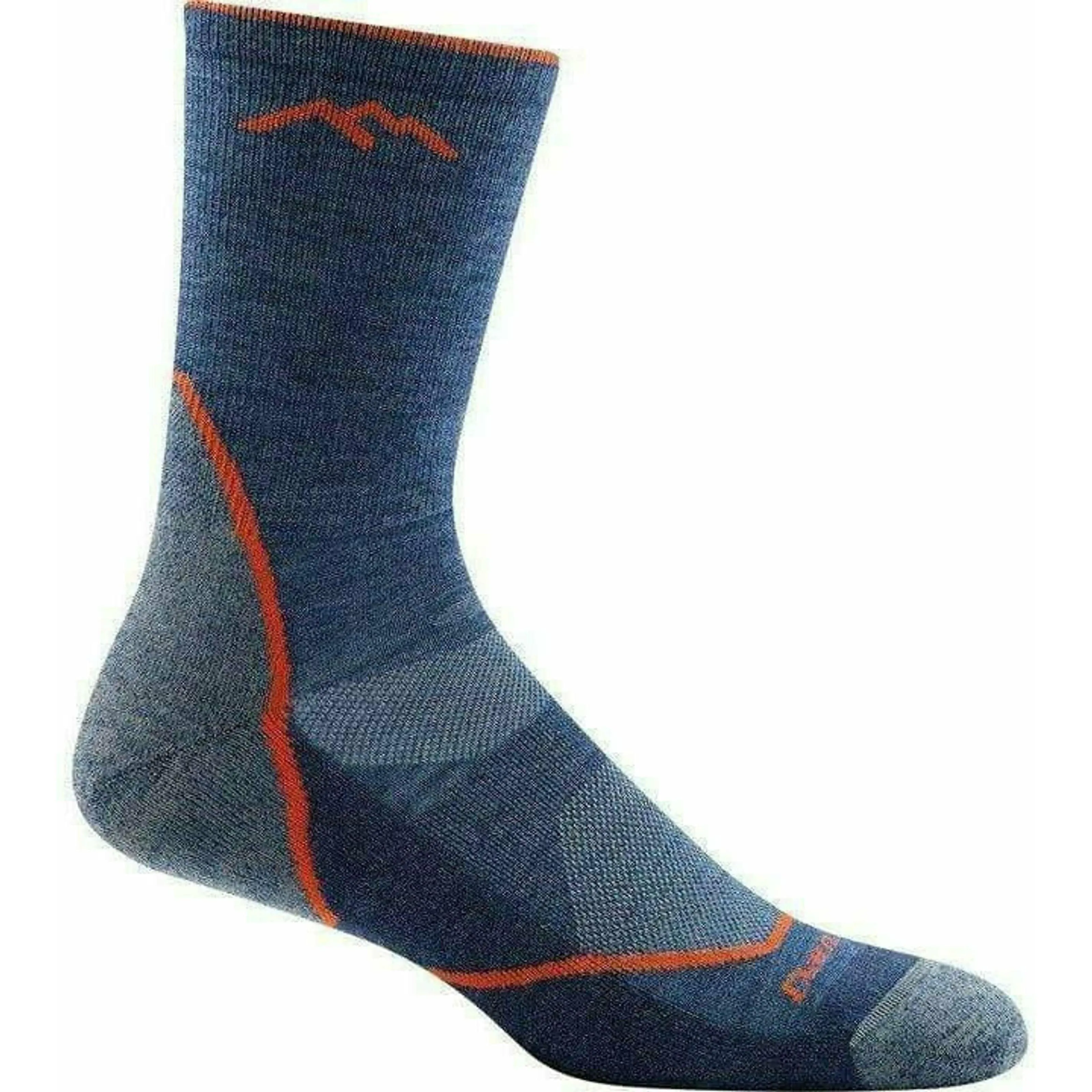 Darn Tough Mens Light Hiker Micro Crew Lightweight Socks