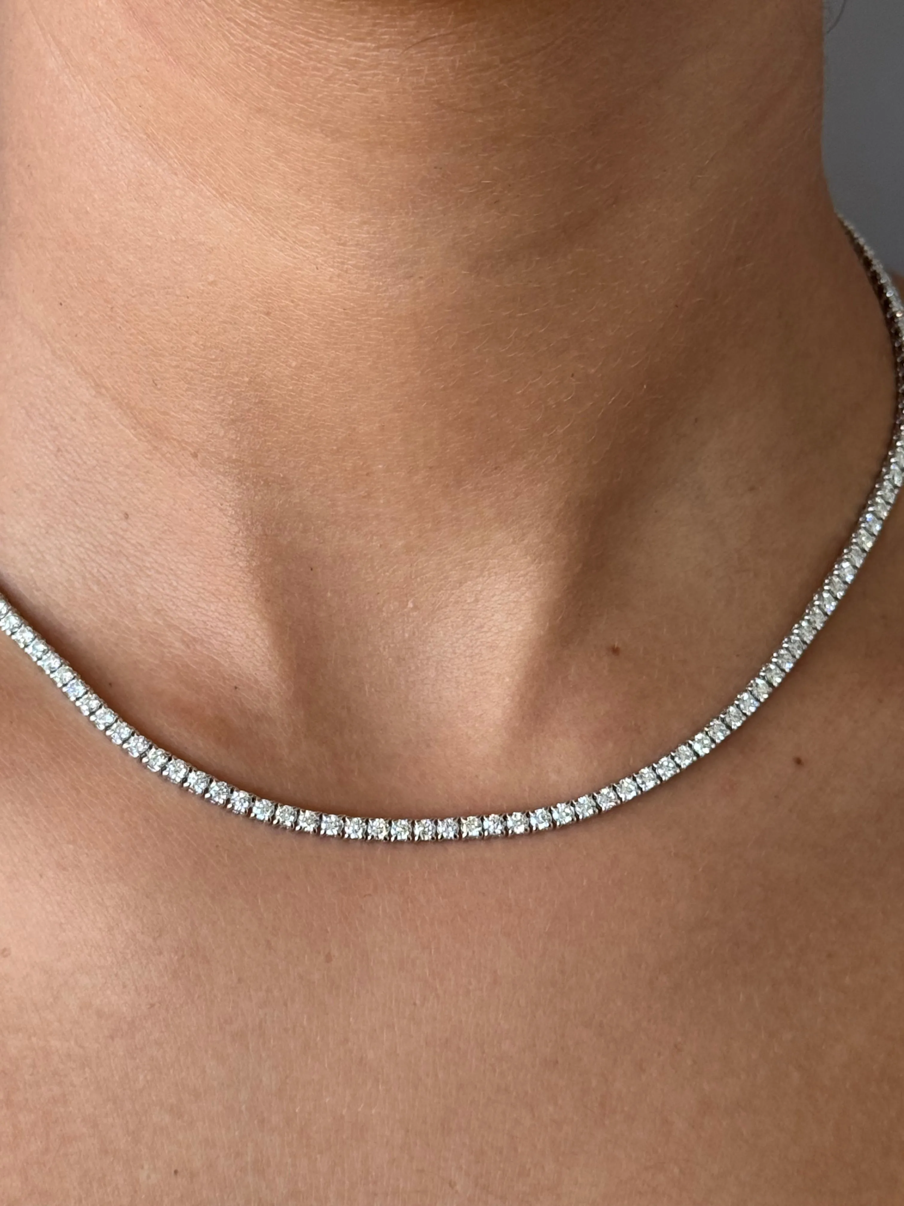 Diamond Tennis Necklace - 7ct