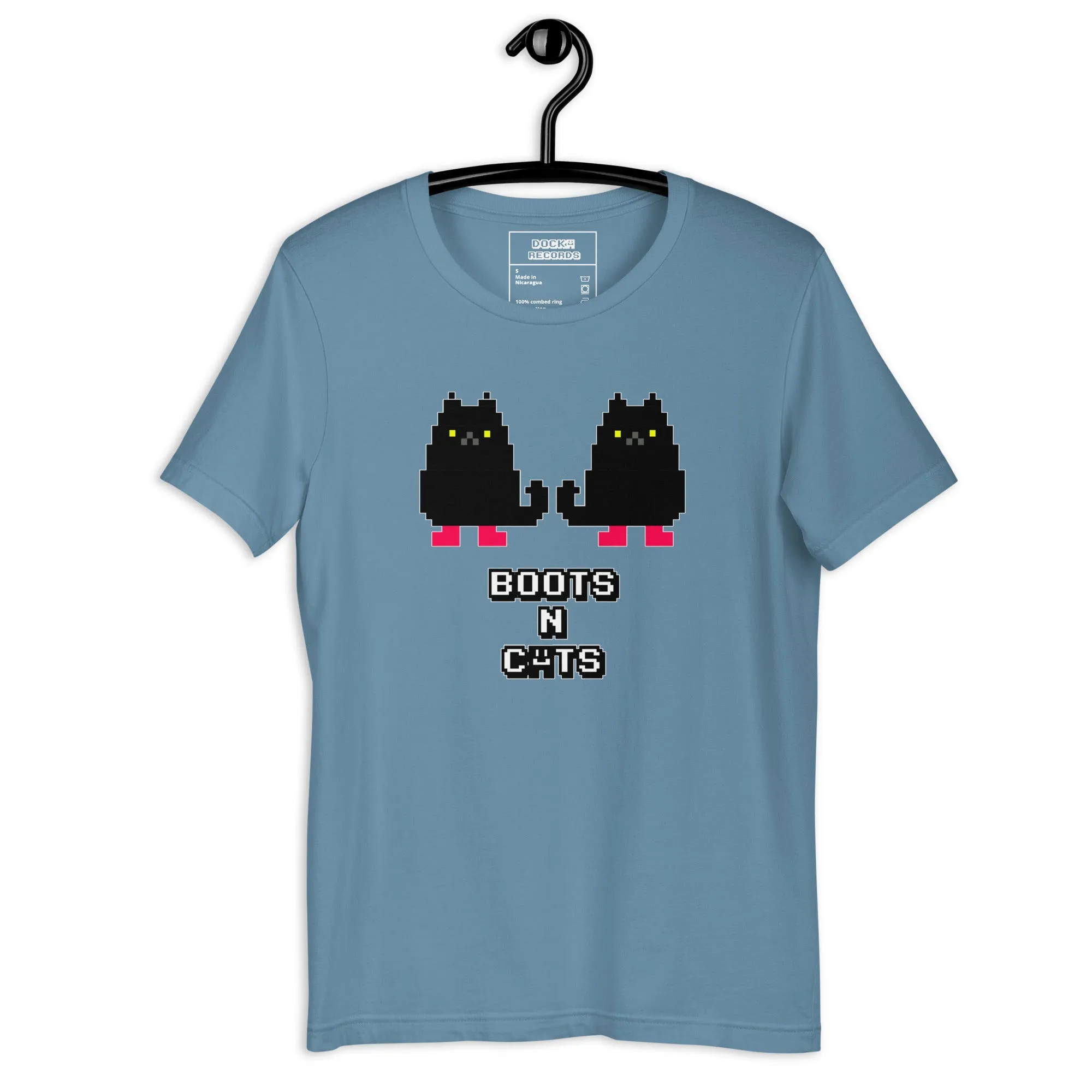 Docka Records Boots and Cats Unisex T-shirt