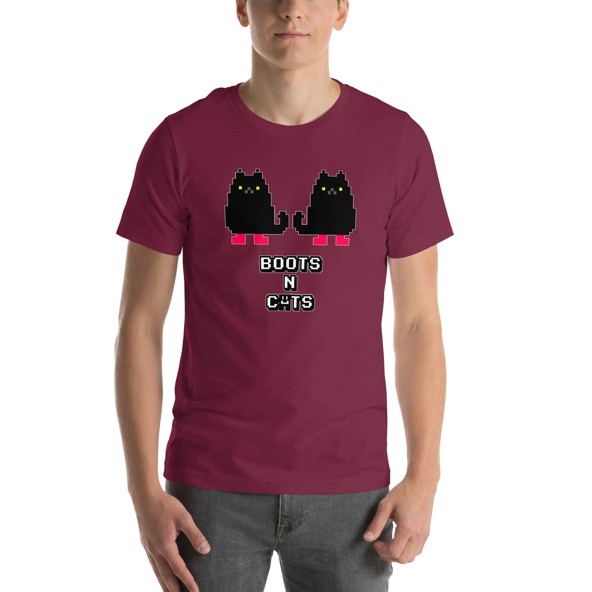 Docka Records Boots and Cats Unisex T-shirt