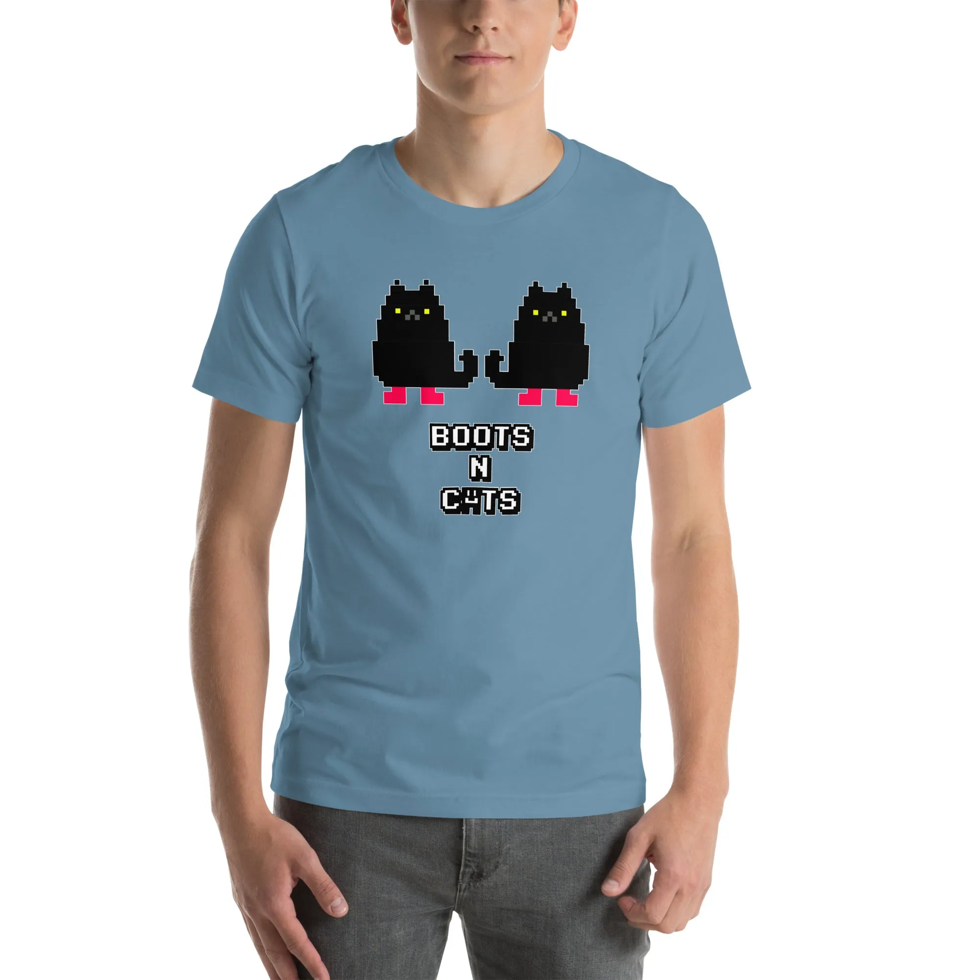 Docka Records Boots and Cats Unisex T-shirt