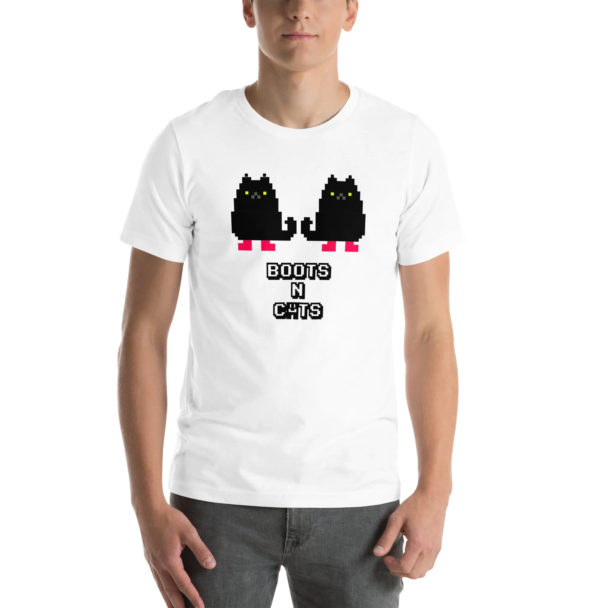 Docka Records Boots and Cats Unisex T-shirt