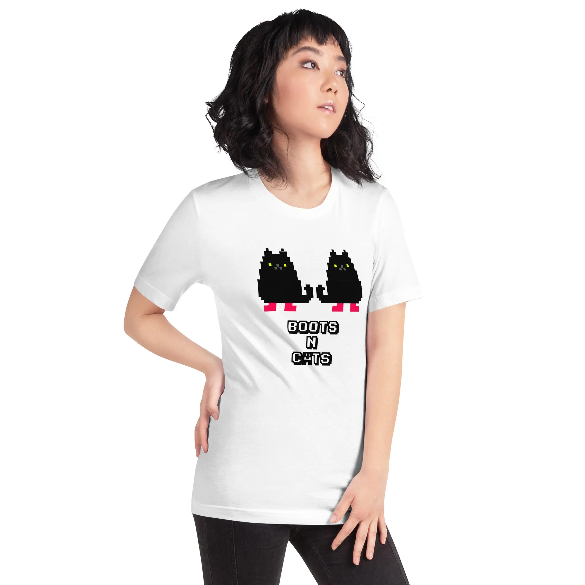 Docka Records Boots and Cats Unisex T-shirt