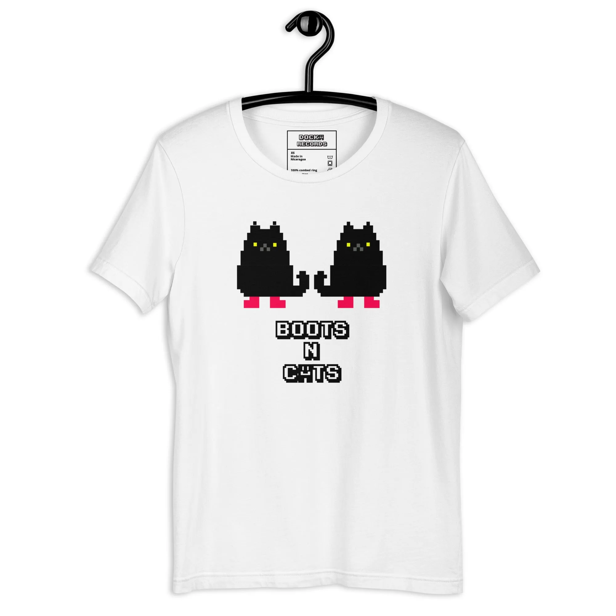 Docka Records Boots and Cats Unisex T-shirt