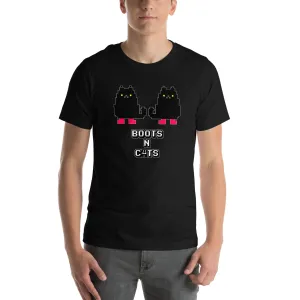 Docka Records Boots and Cats Unisex T-shirt