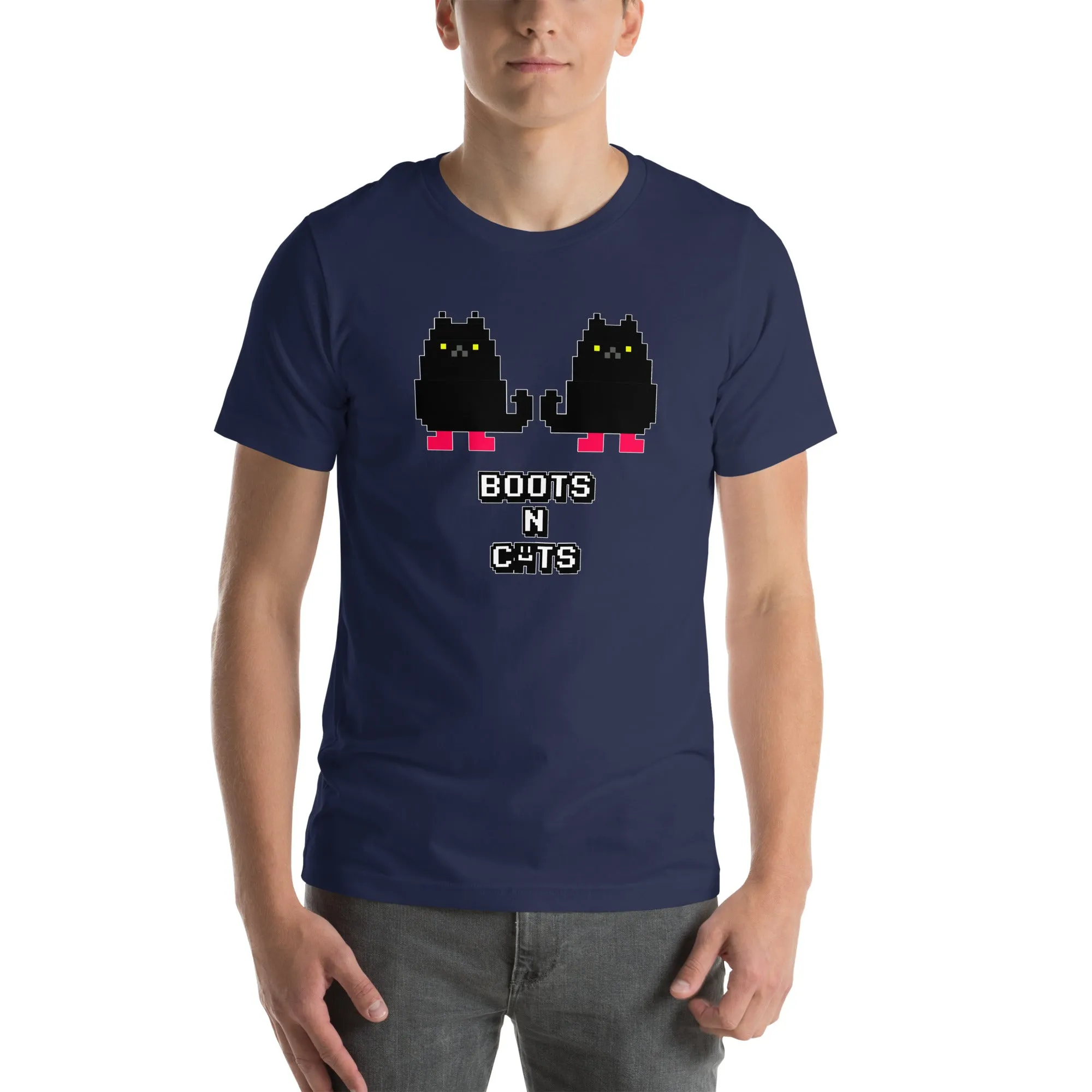 Docka Records Boots and Cats Unisex T-shirt