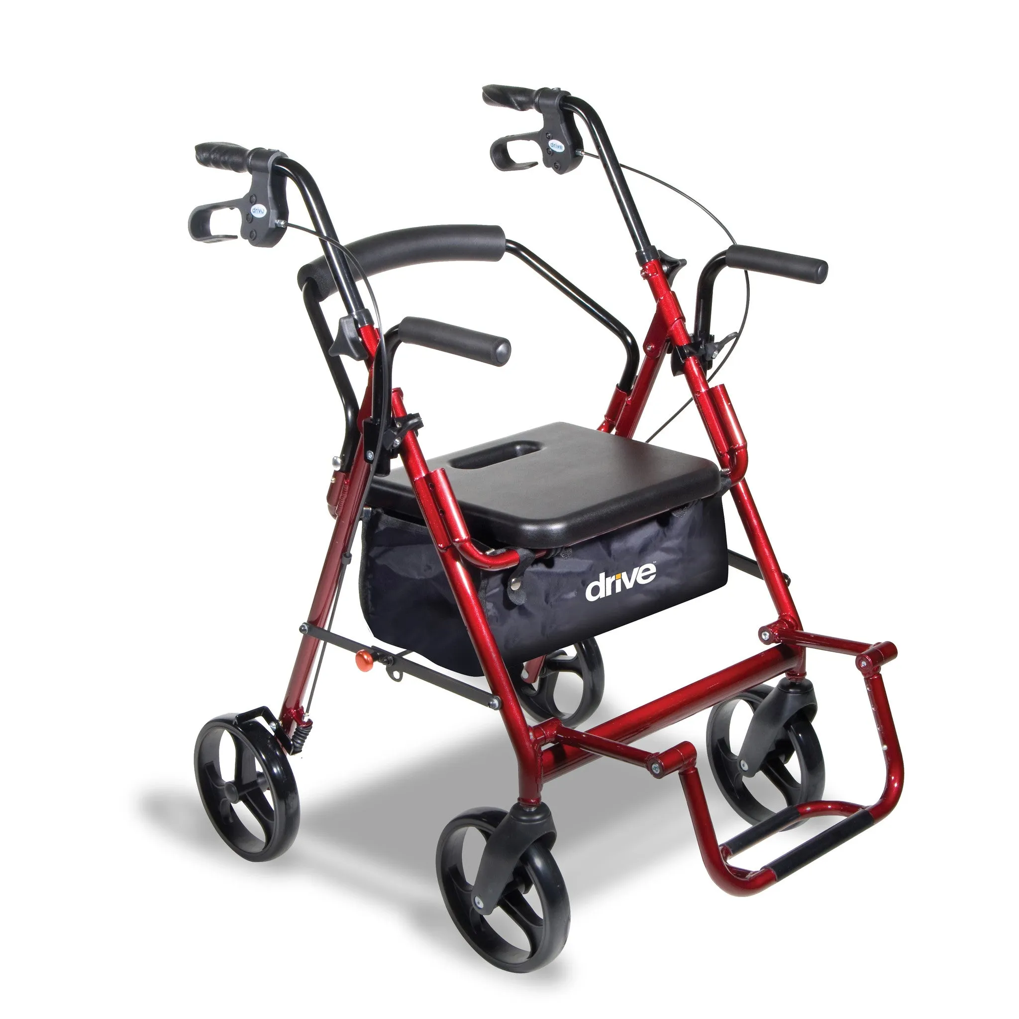 Duet Rollator/Transport Chair, 8" Casters