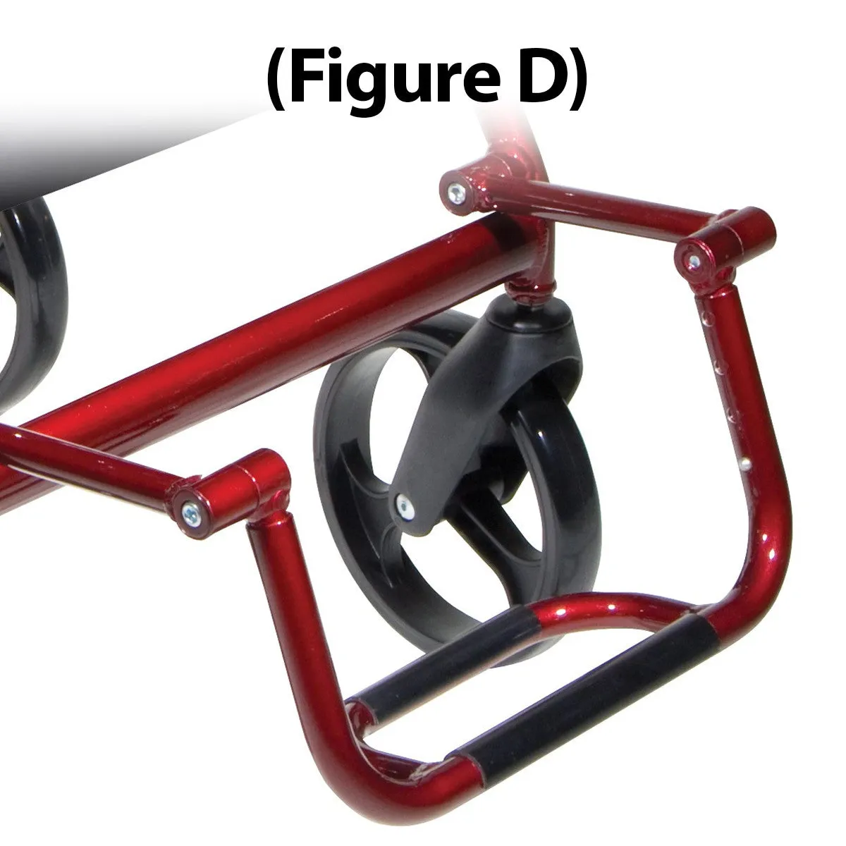 Duet Rollator/Transport Chair, 8" Casters