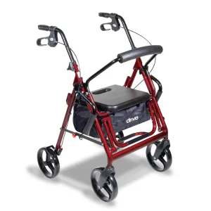 Duet Rollator/Transport Chair, 8" Casters
