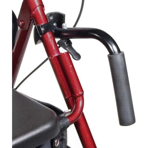 Duet Rollator/Transport Chair with 8" Casters