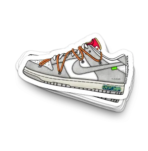 Dunk Low "Off-White Lot 31" Sneaker Sticker